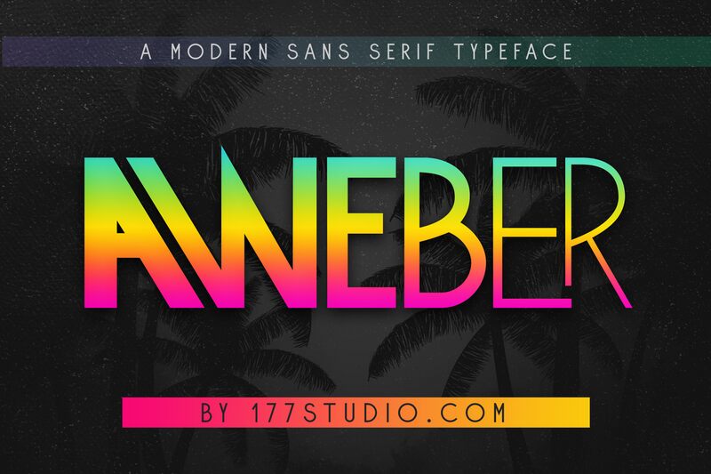 Aweber Schriftart