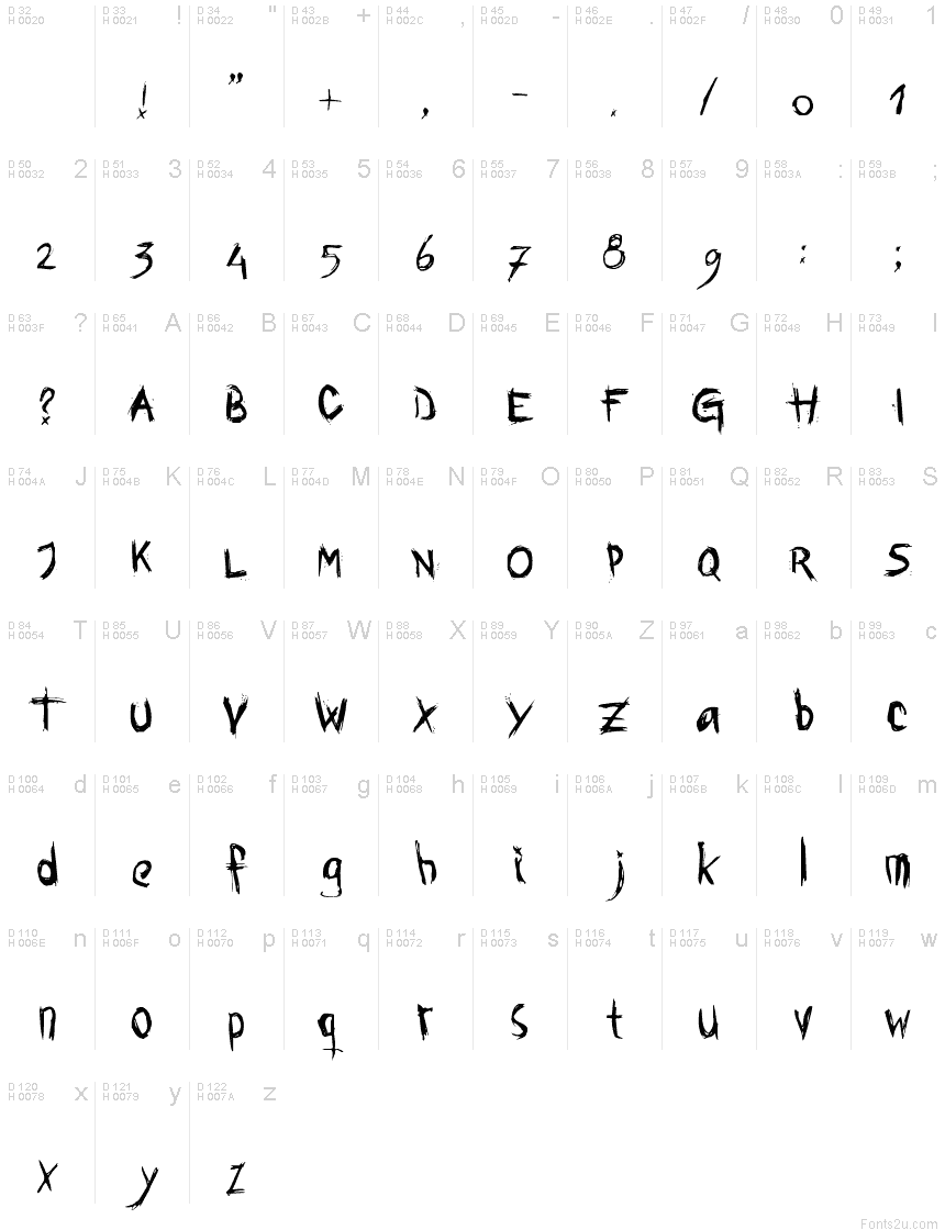 awe font