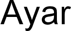 Ayar