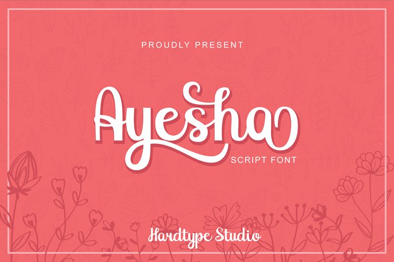 Ayesha الخط
