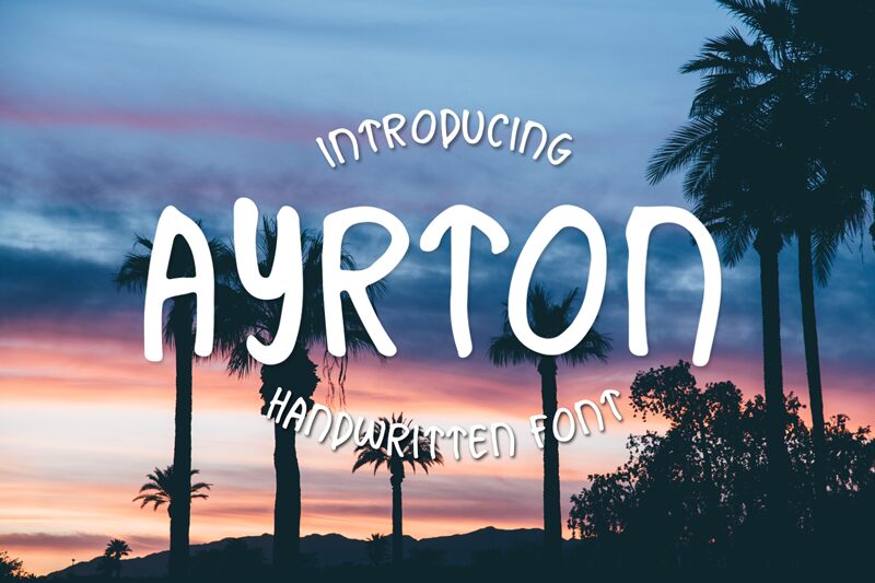 Ayrton Schriftart