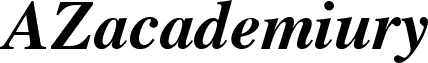 AZacademiury Bold Italic
