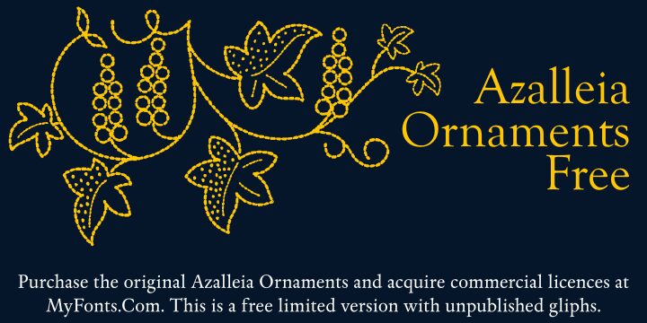 Azalleia Ornaments Free Czcionka