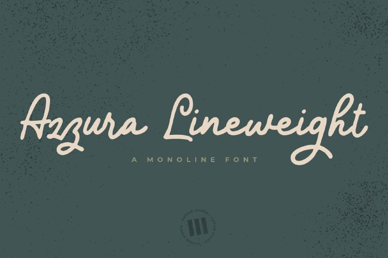 Azzura Lineweight Czcionka