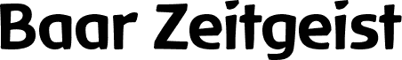 Anteprima del carattere Baar Zeitgeist