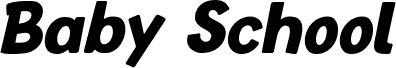 Baby School Italic