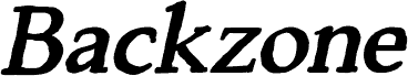 Backzone DEMO Bold Italic
