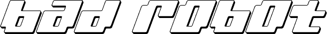 bad robot 3d italic
