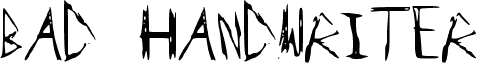 BadHandwriter