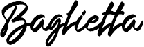 Baglietta DEMO font