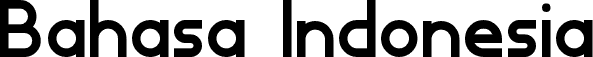 Preview of the Bahasa Indonesia font