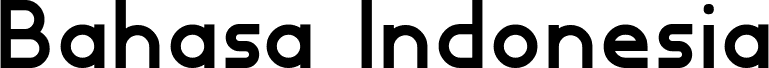 Preview of the Bahasa Indonesia font