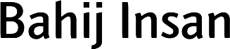 Bahij Insan Bold