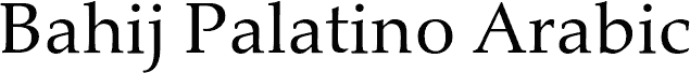 Bahij Palatino Arabic