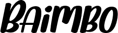 Baimbo Italic