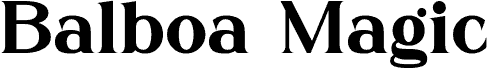 Balboa Magic font