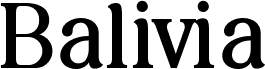 Balivia Free Bold