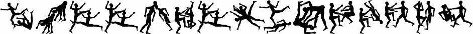 Preview of the BalletliAbsurdo font