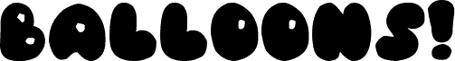 Balloons! Italic