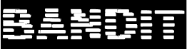 Preview of the BANDIT-Inverse font