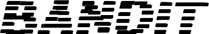 Preview of the BANDIT Italic font