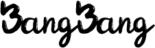 BangBang Cute Brush Font