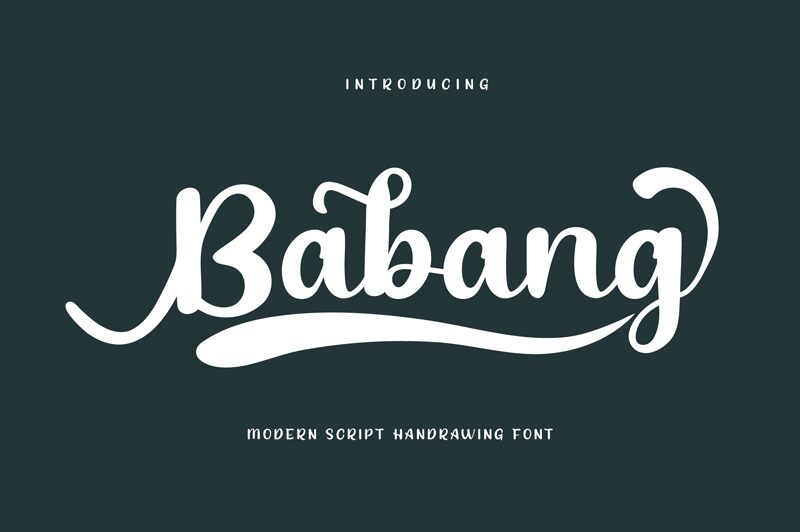 Babang Schriftart