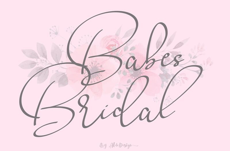 Babes & Bridal Czcionka