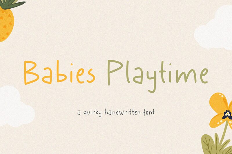 Babies Playtime Schriftart