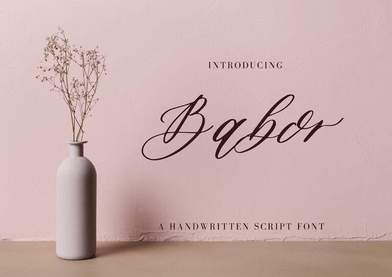 Babor Шрифт
