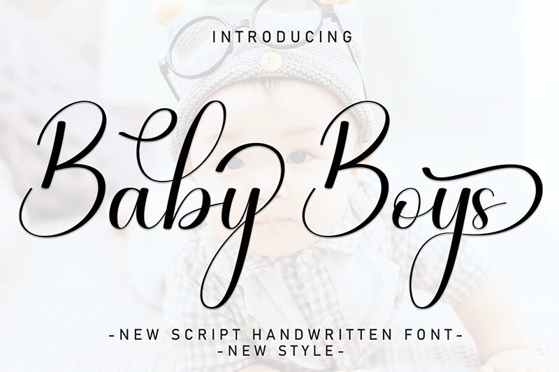 Baby Boys Font