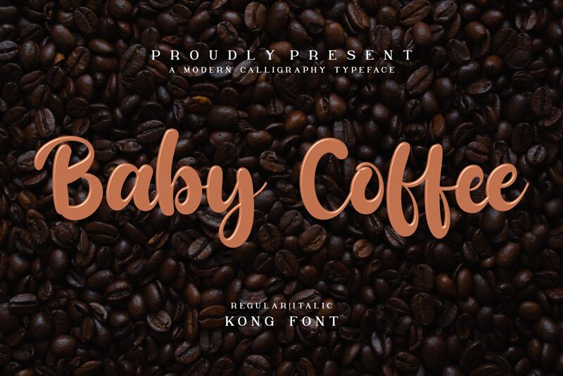 Baby Coffee Schriftart