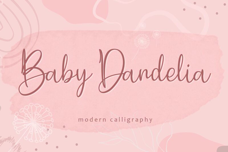 Baby Dandelia Schriftart