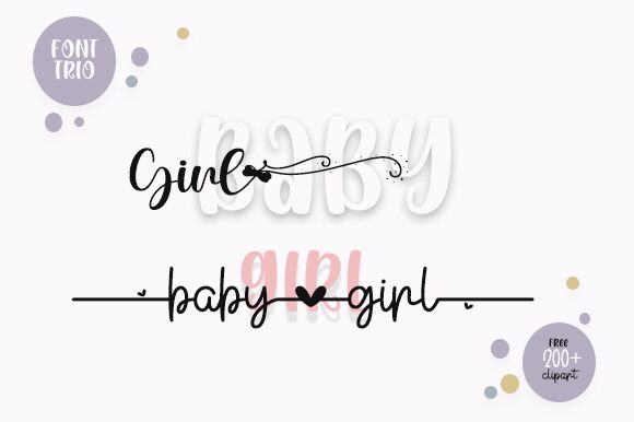 Baby Girl Display Czcionka