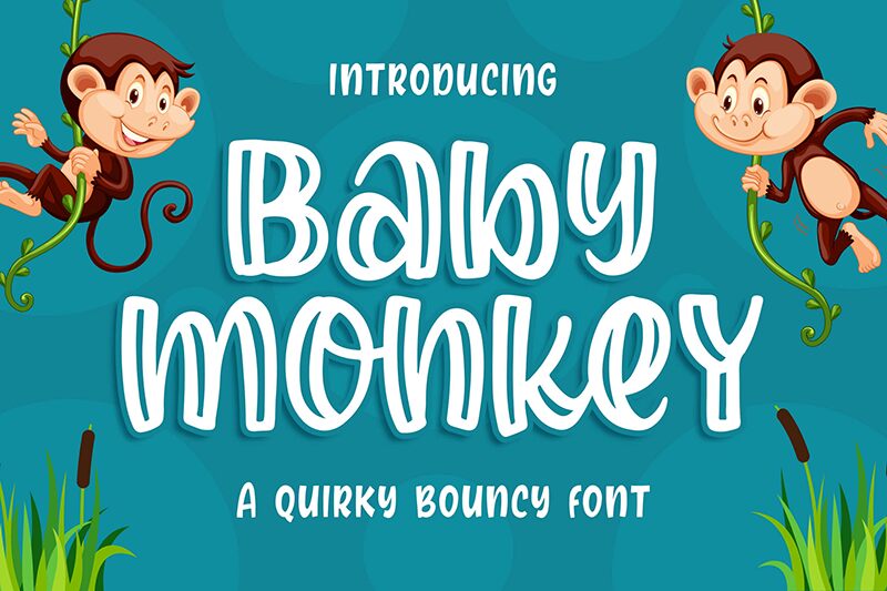 Baby Monkey Schriftart