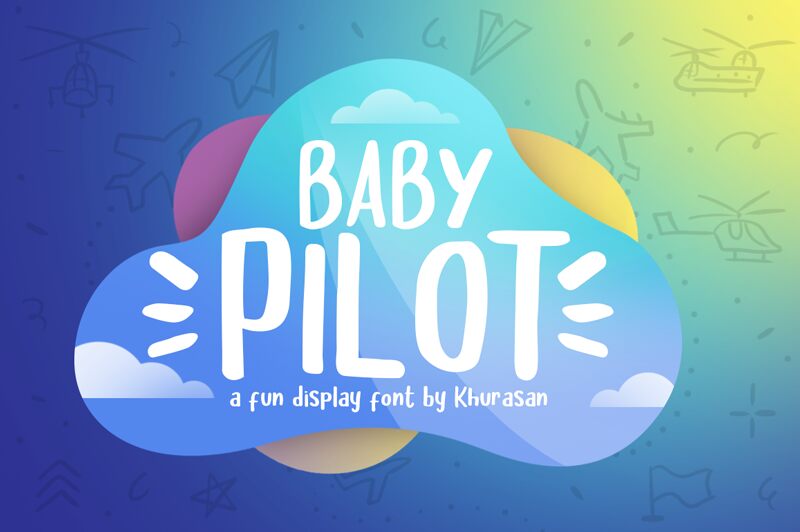 Baby Pilot Schriftart