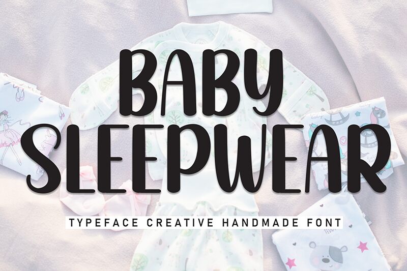 Baby  Sleepwear Schriftart