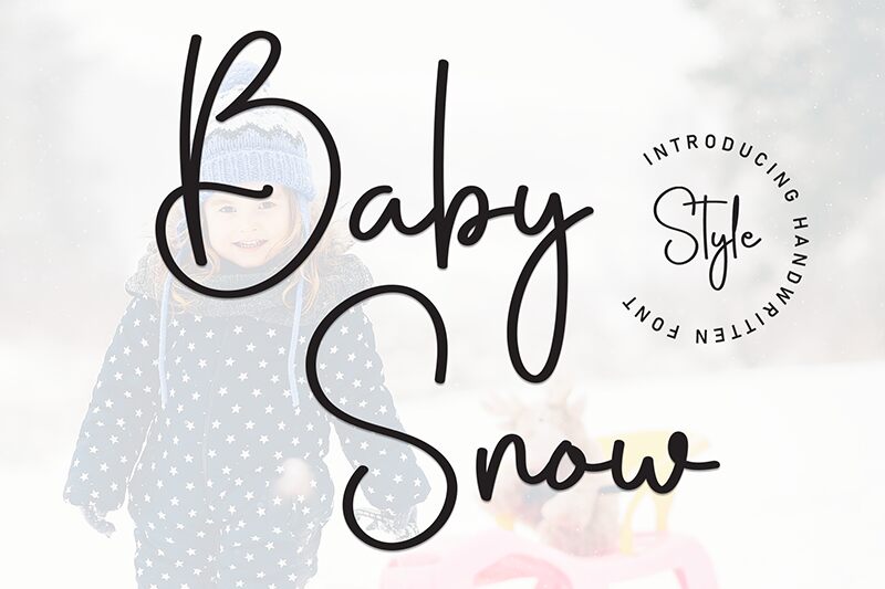 Baby Snow Schriftart