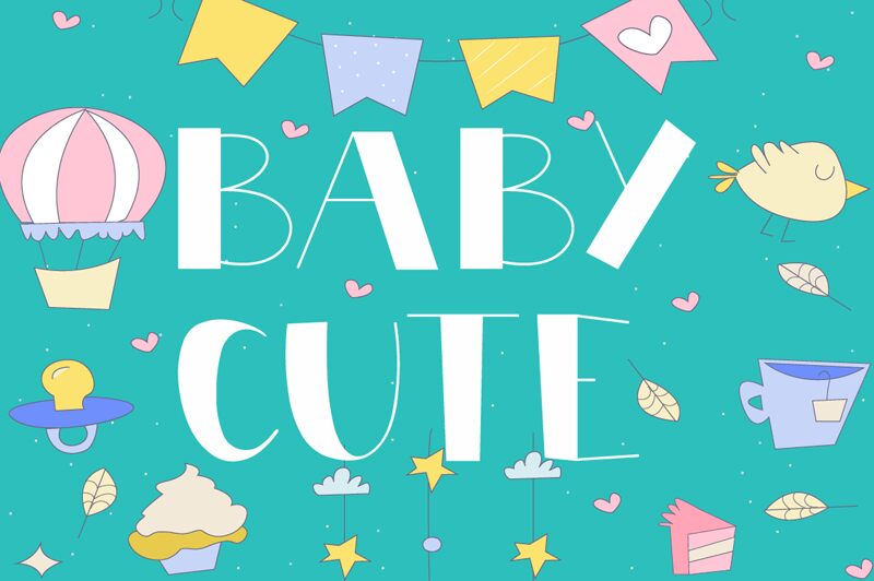 BABY CUTE Czcionka