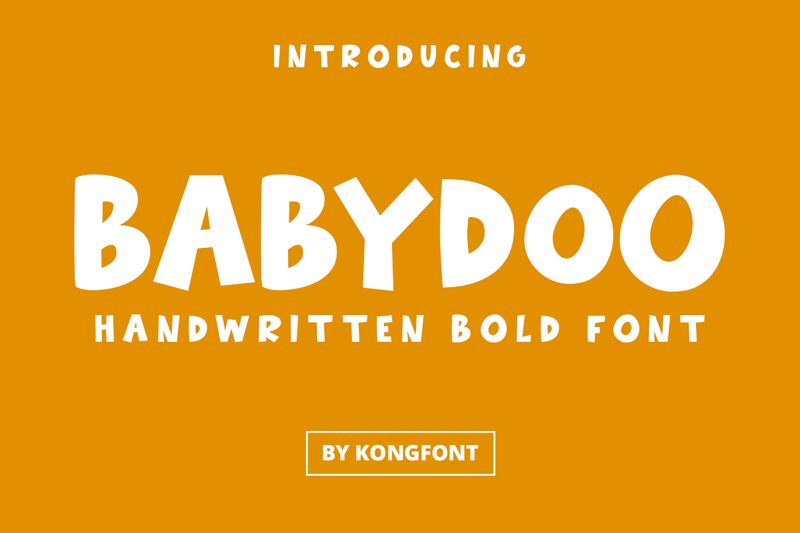Babydoo Schriftart