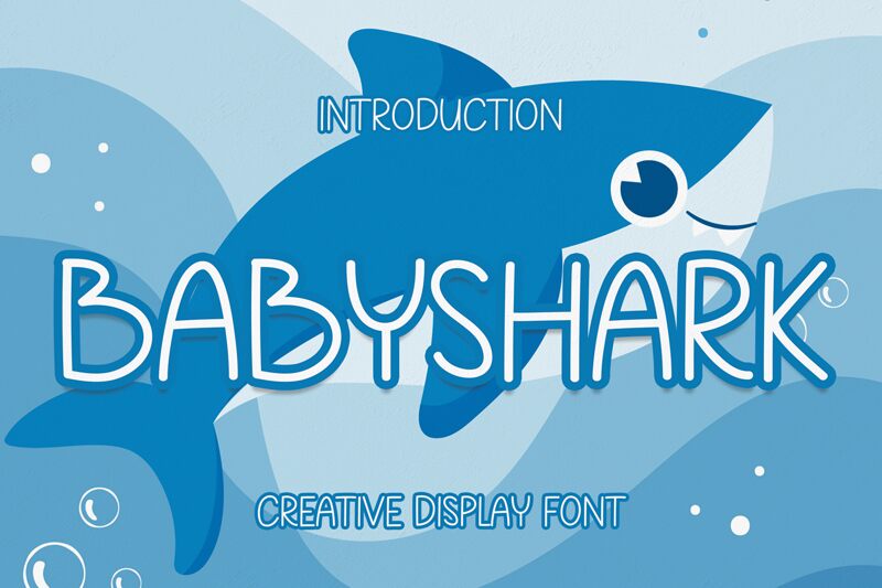 Babyshark Czcionka