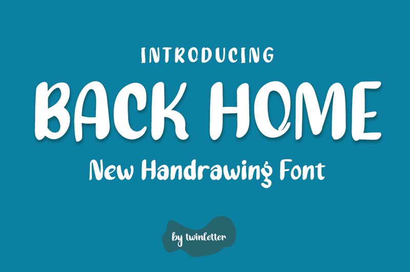 BACK HOME Schriftart