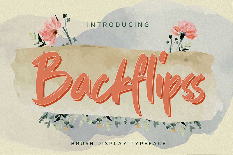 Backflipss Schriftart