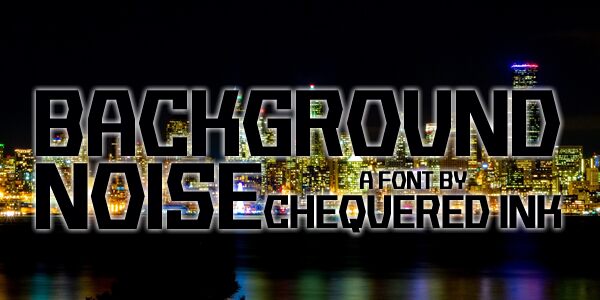 Background Noise Czcionka