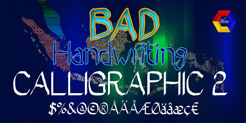 Bad Calligraphic 2 Schriftart