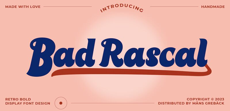 Bad Rascal Schriftart