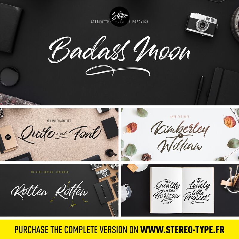 Badass Moon Carattere