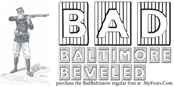BadBaltimore Schriftart