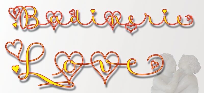 Badinerie Love Schriftart