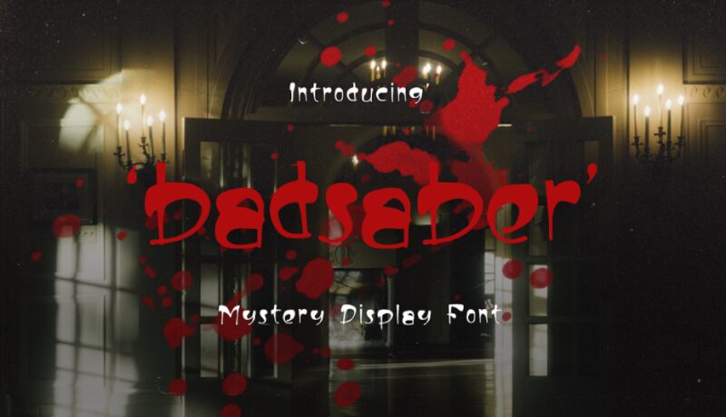 Badsaber Font
